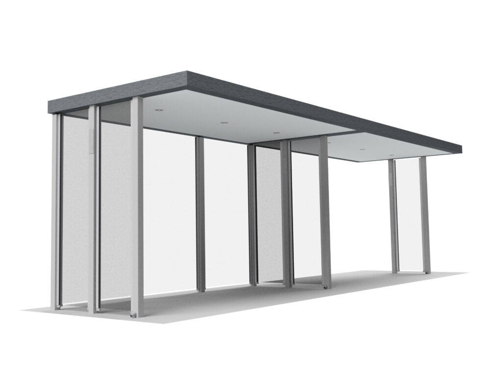 Fahrradüberdachung CLEAN