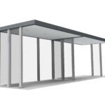 Fahrradüberdachung CLEAN