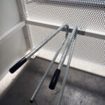 Fahrradbügel zum Einstellen des Fahrrads in der PROTECT Box