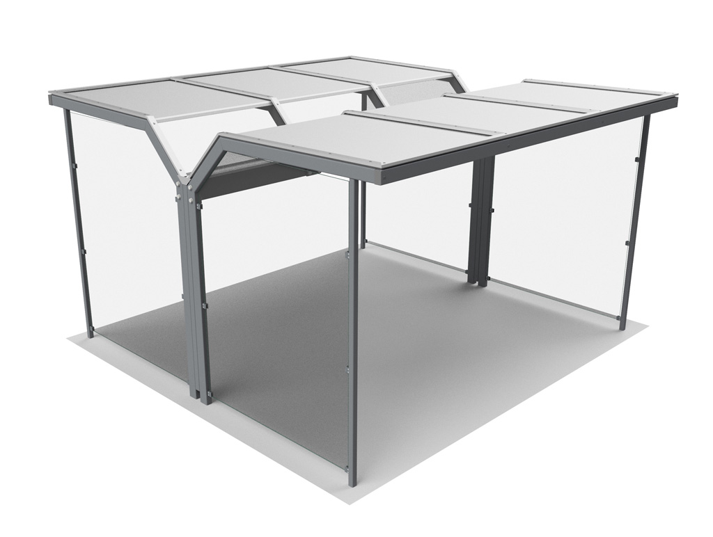 Fahrradüberdachung System A