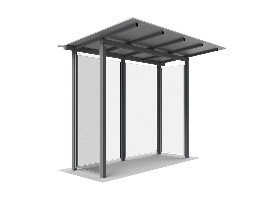 Fahrradüberdachung System Raster 22