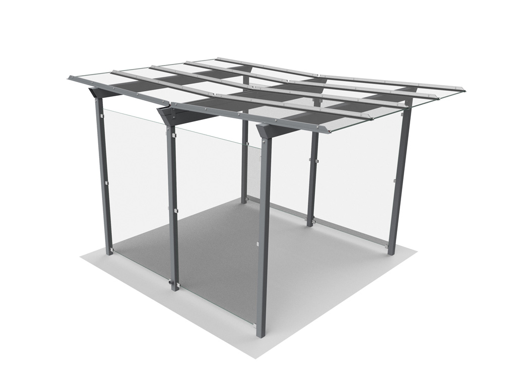 Fahrradüberdachung System X