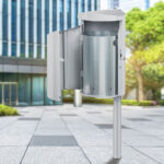 Abfallbehälter M-30, geöffnet