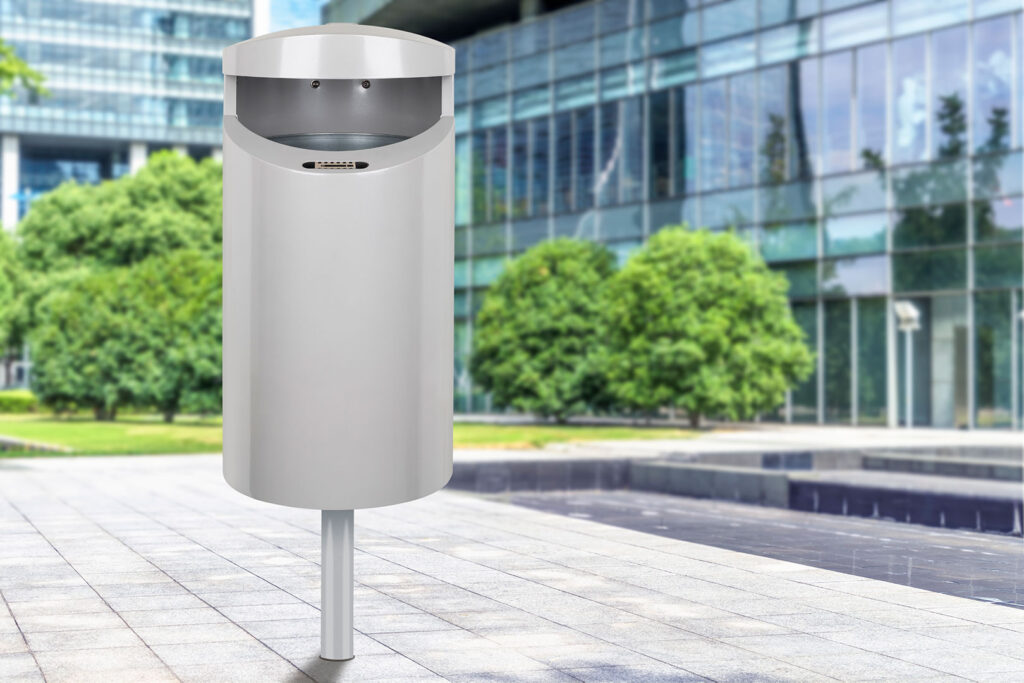 Abfallbehälter M-44 Frontansicht