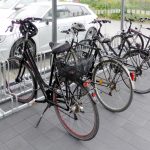 Fahrradbügel zum Einstellen der Räder im Unterstand PROTECT