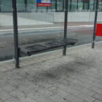 Einhängesitzbank Typ X Drahtgitter-Einzelsitzen