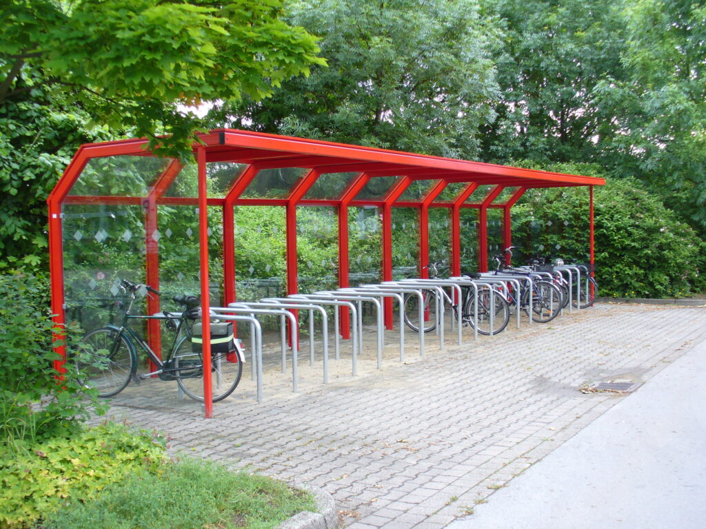 Fahrradabstellanlage System A mit Fahrradbügel Typ 930