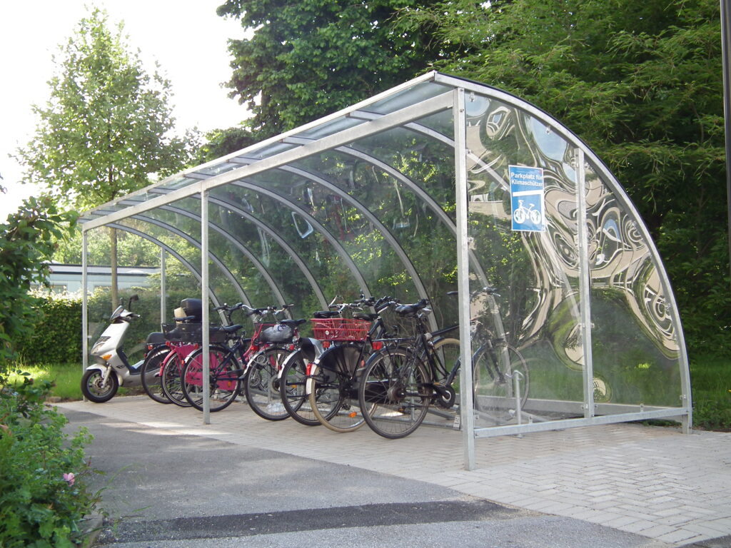 Parken und Mitfahren