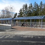 Fahrradabstellanlage Typ M mit beidseitigem Einstand