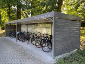 Fahrradüberdachung System PROTECT einzeilig