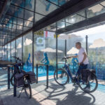 Fahrradüberdachung System X doppelzeilig