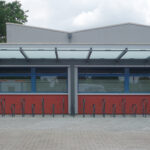 Fahrradüberdachung System Y einzeilig