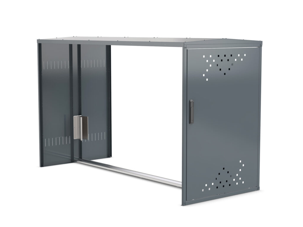 Anbausatz M1.2 ohne Seitenwand (RAL 7016)