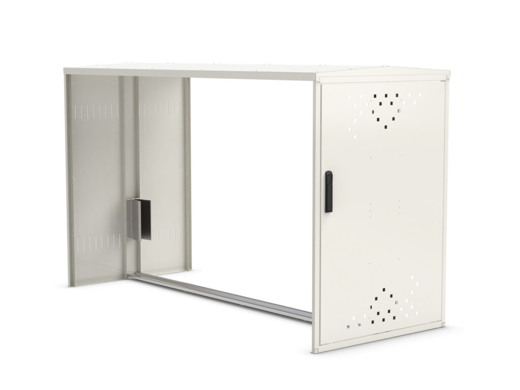 Anbausatz M1.2 ohne Seitenwand (RAL 9002)