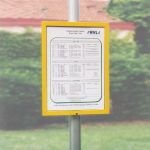 Fahrplankasten FGK 80 im DIN A3 Hochformat