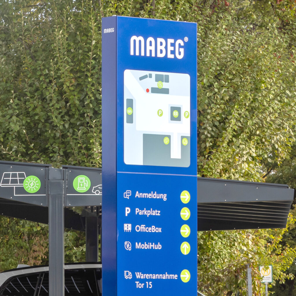 FIS 6-N mit Lageplan am MABEG MobiHub in Soest