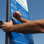 und neues FIS 2-18 Schild in den Rahmen einfügen.