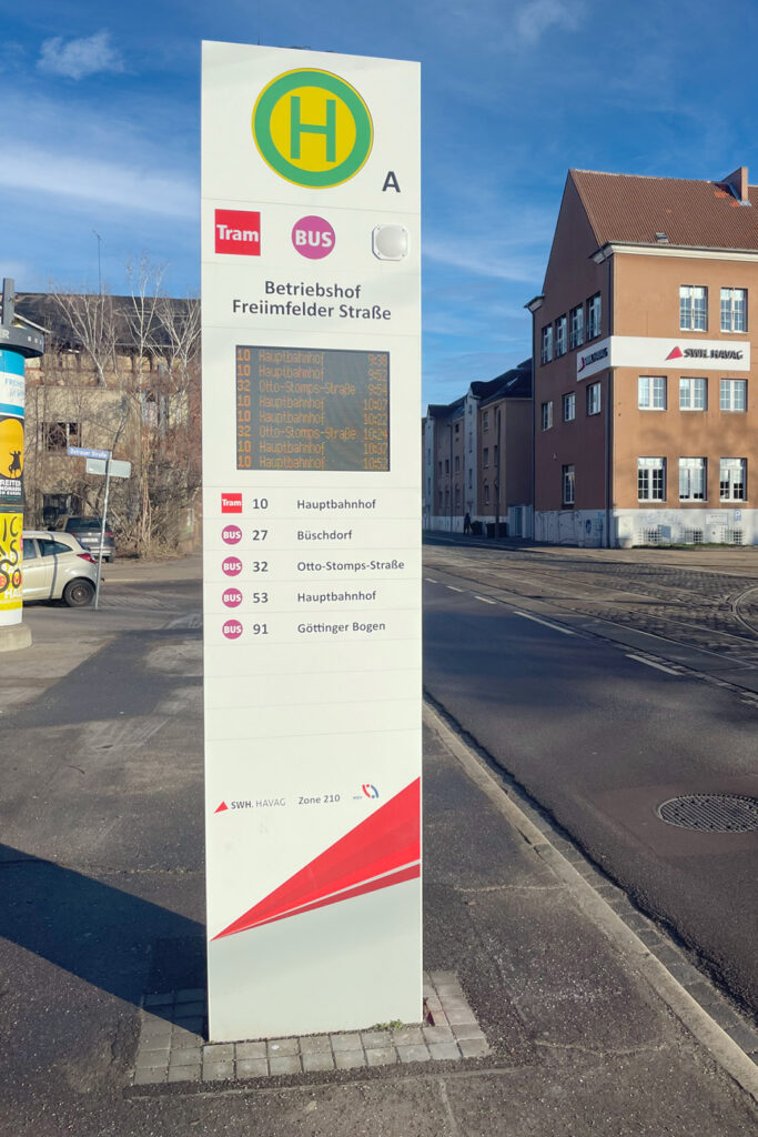 FIS 6-N mit DFI Anzeige in Halle