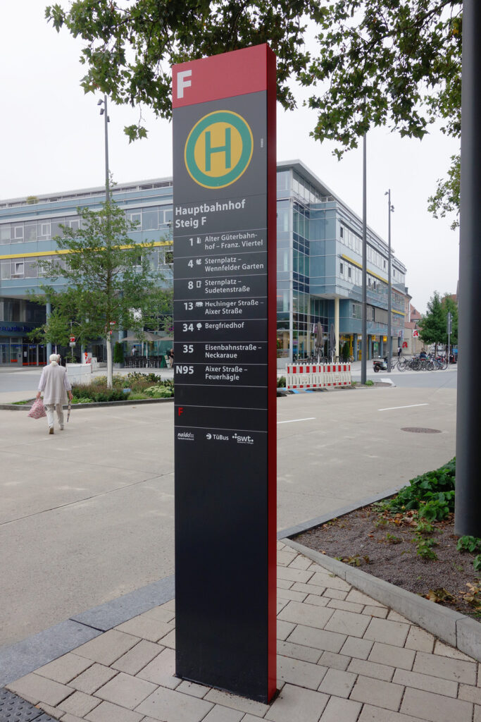 FIS 6-N mit statischer Info in Tübingen