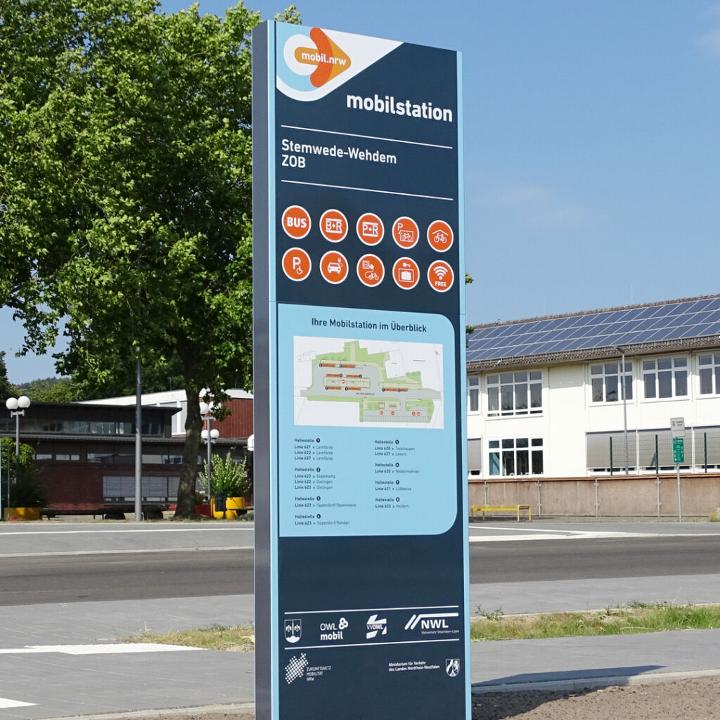 FIS 6-N an der Mobilstation am ZOB Stemwede-Wehdem