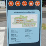 Großflächiger Plan auf der FIS 6-N zur Orientierung auf der mobil.nrw Stele