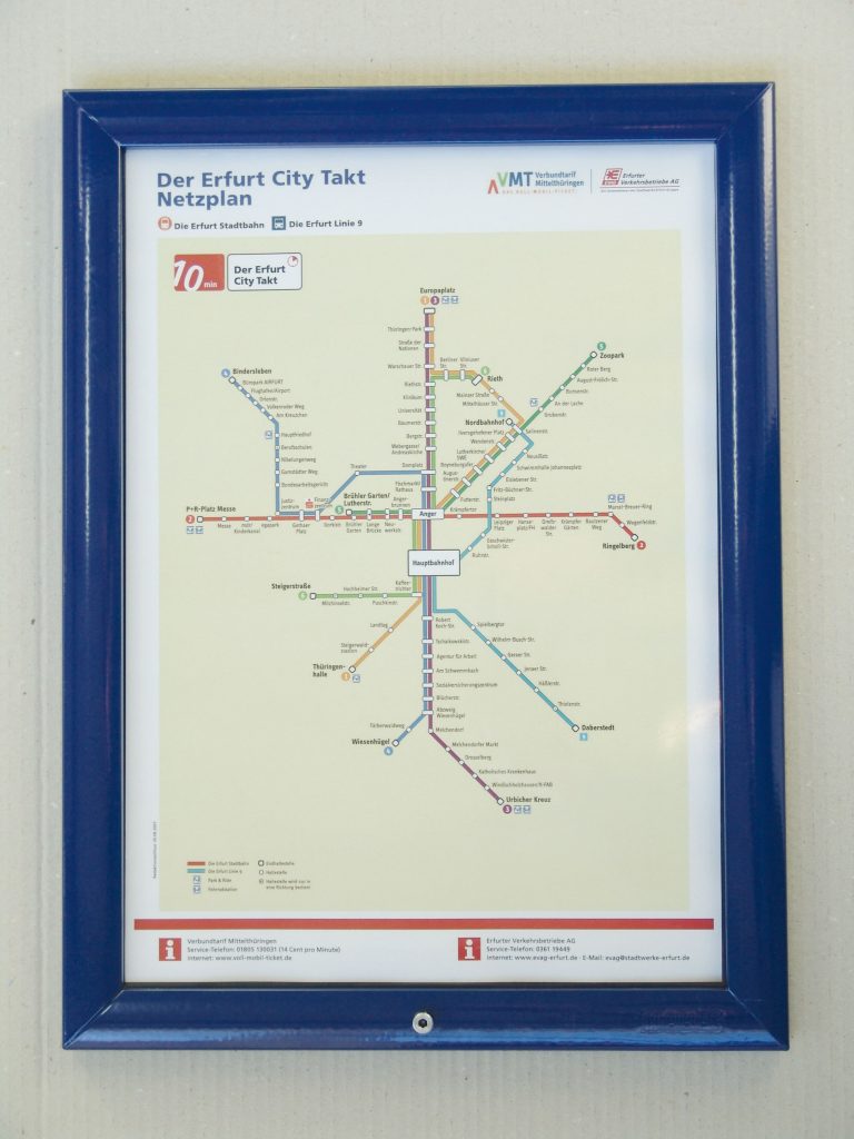 Ansicht FKL mit Fahrplan