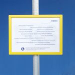 Fahrplankasten FKS Frontansicht