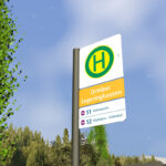 FLAG das kompakte Wechselschild mit Kopf-, HB- und Fußschild