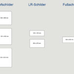 Technische Daten der FLAG Einzelschilder