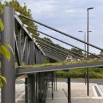 Gründach der Überdachung System O DZ in Hammelburg