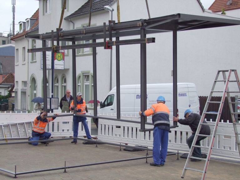 Aufstellung des CONTEMPORA Elements