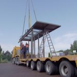 Verladung der einzelnen Bausteine