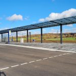 barrierefreie Businsel am ZOB Heskem