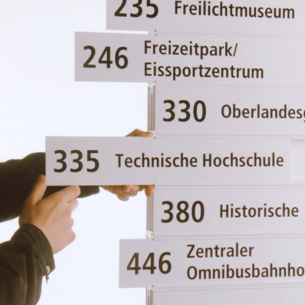 Einschubtechnik IT Schildeinheit