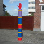 Signalsäule JULIE mit Handsymbol