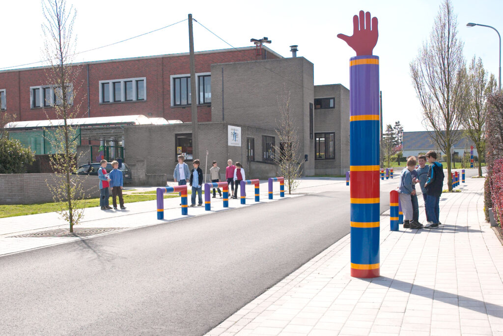 Signalsäule als „Frühwarnelement“