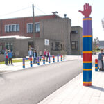 Signalsäule als „Frühwarnelement“