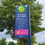 MODULAR Plan Fahne mit SEV Hinweis Bf. Schulen am Langsee