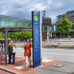 MODULAR Plan Stele am Hauptbahnhof Kiel