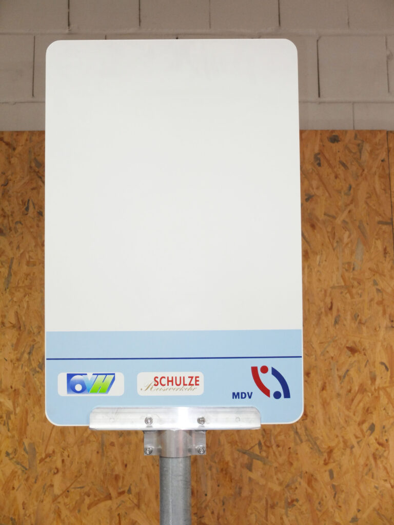 Neues Schild ansetzen ...