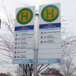 Doppelfahne ST-L für bis zu 12 Linienrichtungen