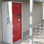 Ladeschrank MA-E in Fahrradabstellanlage