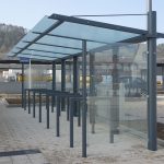 Fahrradüberdachung System O am Bahnhof in Lauda-Königshofen