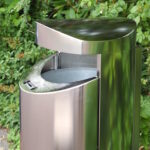 M-44 Edelstahl mit gewölbtem Deckel