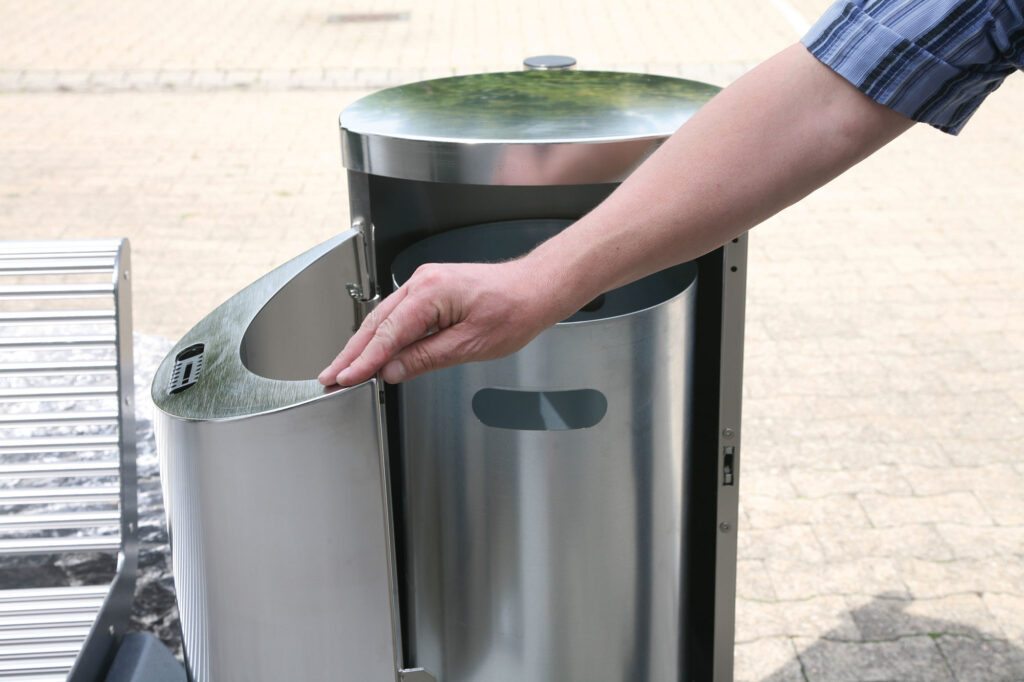 Bequemes Öffnen der Drehtür