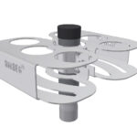 Adapter zur Mastverlängerung eines Abfallbehälters mit Pfandhalter