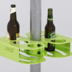 Platz für 2x 3 Flaschen/Dosen mit max. 83 mm Durchmesser