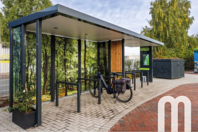 Bike-&Uuml;berdachung System Clean