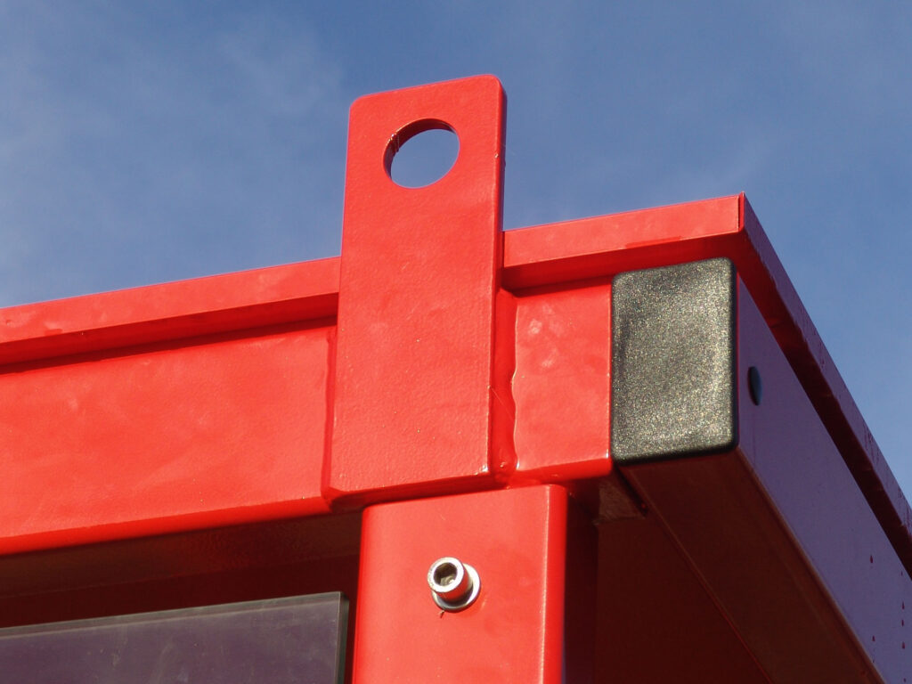 Verankerungspunkt für Hebegeschirr an mobiler Wartehalle System A