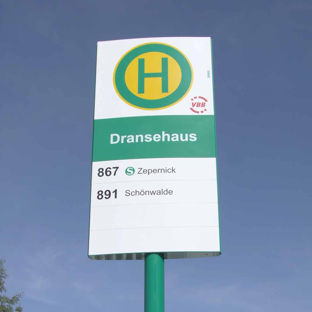 Ansicht Schildeinheit MODULAR-Mast